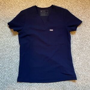 Figs Catarina scrub top - navy - xs